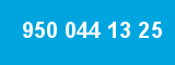 950 044 13 25 950 044 13 25
